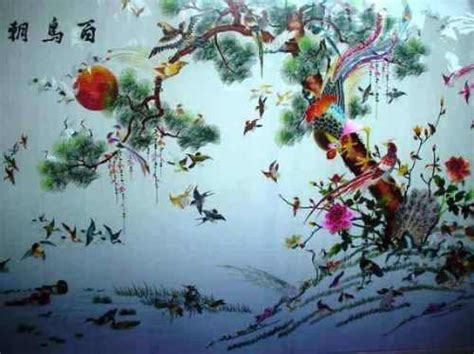 Un poco de Feng Shui: El Cuadro de los 100 pájaros ...