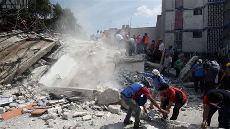 Un poderoso terremoto de magnitud 7,1 sacude México en el ...