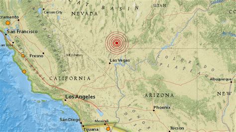 Un sismo sacude EE.UU. en la frontera entre Nevada y ...