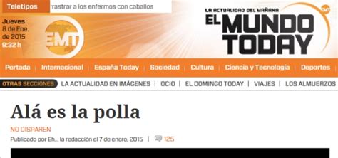 Una cadena colombiana se cree una noticia falsa de  El ...