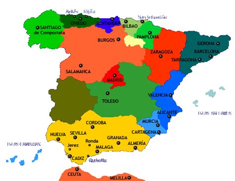 Una guía sobre las ciudades de España, regiones, islas ...