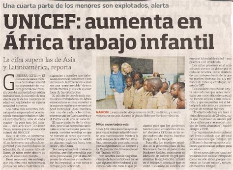 UNICEF: aumenta en África trabajo infantil – ExpokNews