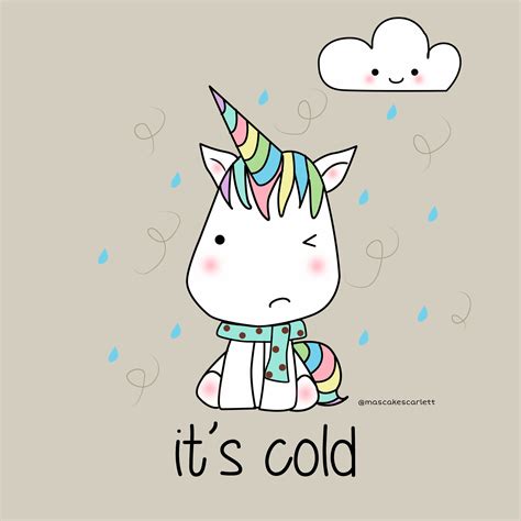 Unicorn kawaii cold | Cosas por hacer | Pinterest ...