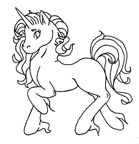 unicorn pony coloring pages