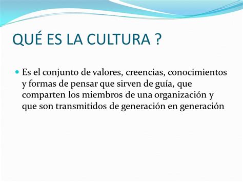 UNIDAD III Cultura organizacional   ppt descargar