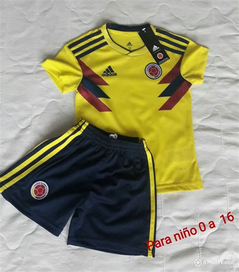 Uniforme Selección Colombia Para Bebés Y Niños Tallas 0 A ...