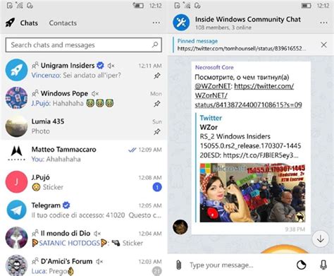Unigram telegram cliente for windows 10   Windows Team