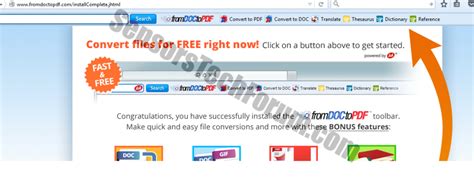 Uninstall 65Bar.dll and Remove FromDocToPDF Toolbar   How ...