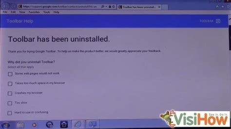 Uninstall the Google Toolbar in Internet Explorer 11   VisiHow