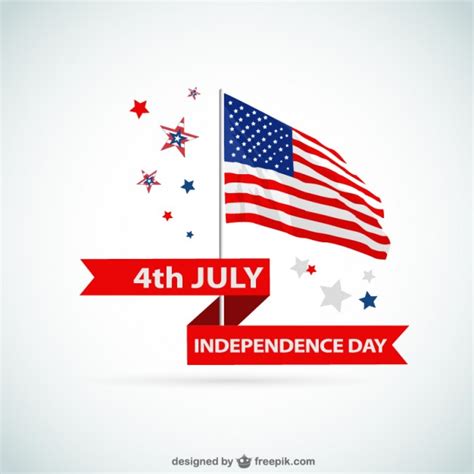 United States Independence Day flag Vector | Free Download