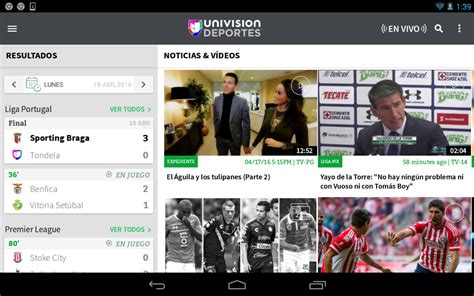 Univision Deportes: Liga MX, MLS, Fútbol En Vivo   Android ...