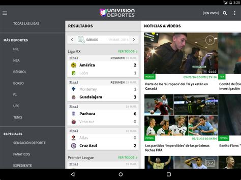 Univision Deportes: Liga MX, MLS, Fútbol En Vivo APK ...
