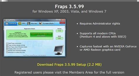 Upcoming FRAPS app version to add Windows 10 support