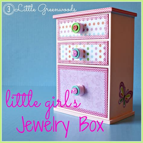 Upcycled Little Girl s Jewelry Box   3 Little Greenwoods