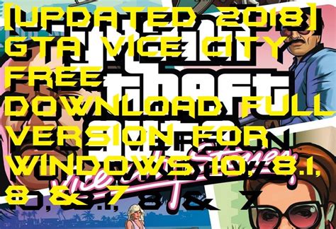[Updated 2018] GTA Vice City Free Download Full Version ...