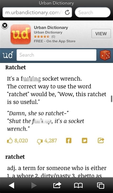 Urban Dictionary: Ratchet?