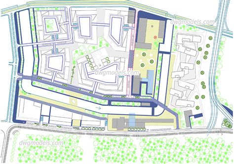 Urban Planning Design CAD drawing, AutoCAD file, DWG ...