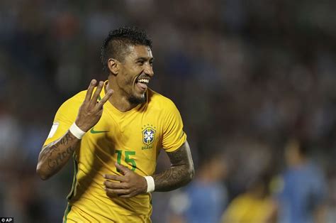 Uruguay 1 4 Brazil: Paulinho and Neymar secure vital win ...
