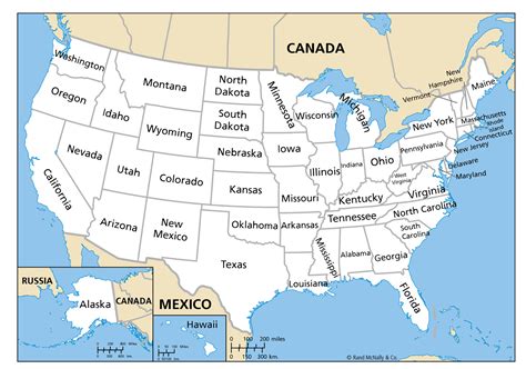 Us Maps with State Names | United States Outline Map with ...