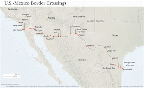 US Mexico Border Crossings   Geopolitical Futures