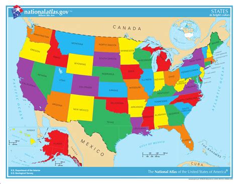 USA State Maps, Interactive State Maps of USA : State Maps ...