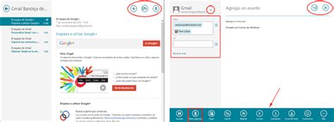 Usar en Windows 8 Gmail, Hotmail, Outlook y otros