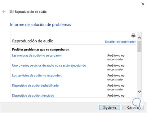 Usar solucionador de problemas en Windows 10 Creators ...