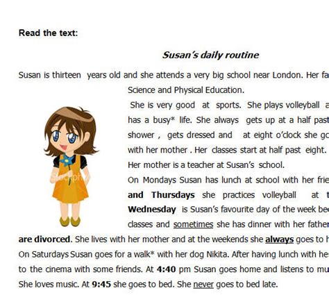 Useful My Daily Routines Worksheets with Additional What ...