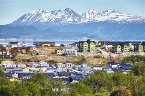 Ushuaia city, capital of Tierra del Fuego, Argentina ...