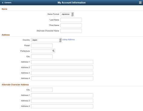 Using Fluid Candidate Gateway to Manage Account Information