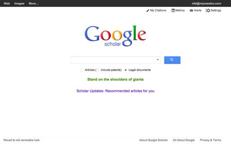 Using Google Scholar to Conduct Free Legal Research