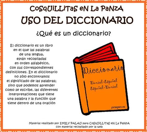 USO DEL DICCIONARIO C/ ACTIVIDADES | Lengua: Gramática ...