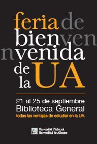 V Feria de Bienvenida de la Universidad de Alicante