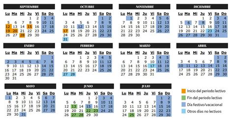 Vacaciones: Calendario del curso 2016 2017 en Castilla La ...