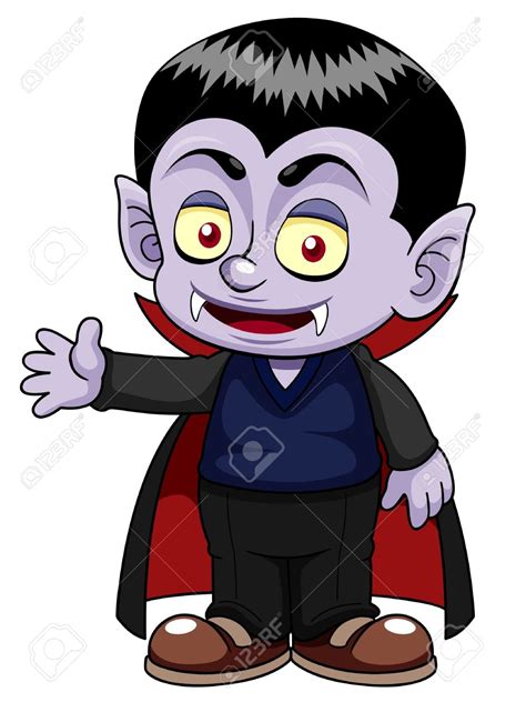 Vampire clipart friendly   Pencil and in color vampire ...