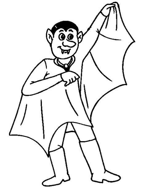 Vampire Coloring Pages For Kids   ColoringPagesABC.com