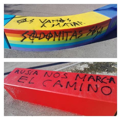 Vandalismo LGTBfobo en Torredolones con amenazas de muerte ...