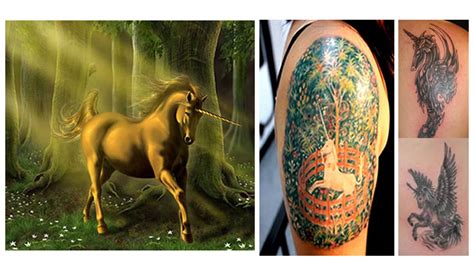 Variaciones populares para los tatuajes de unicornios ...