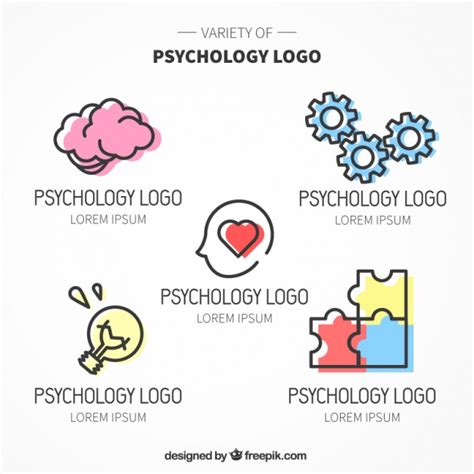 Varios logos de psicología con color | Descargar Vectores ...