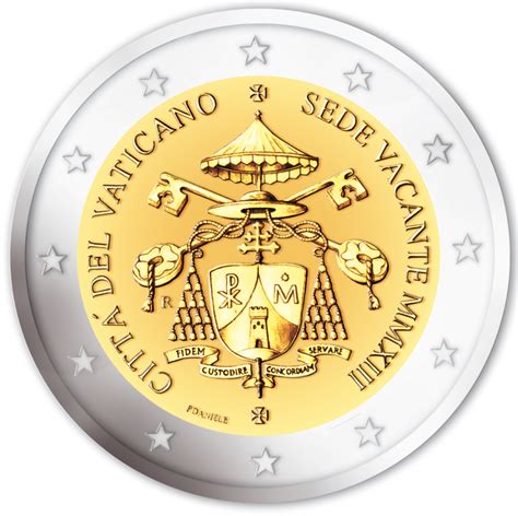 Vaticano 2€ cc 2013  Sede Vacante . Imagen oficial y ...
