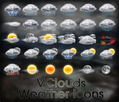 VClouds Weather Icons by VClouds on DeviantArt