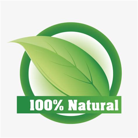 Vector 100% Natural, All Natural, Leaf, Decoration PNG and ...