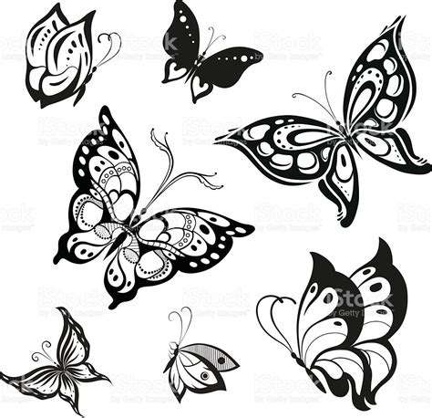 Vector Butterflies stock vector art 484739988 | iStock