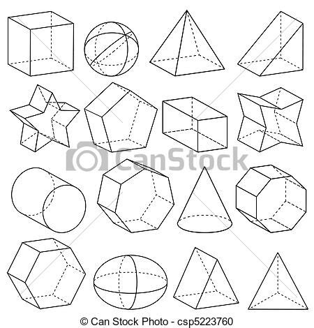 Vector Clip Art de geometría   Ilustración, geométrico ...