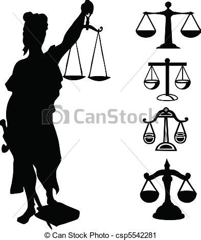 Vector Clip Art de justicia, símbolo   Symbol, de ...