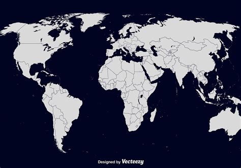 Vector World Map   Download Free Vector Art, Stock ...