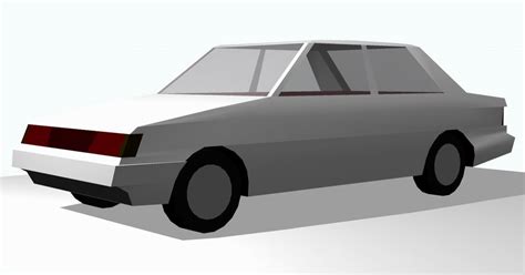 Vehicle 3D AutoCAD Blocks   Sedan 3D   001   Free 2D/ 3D ...