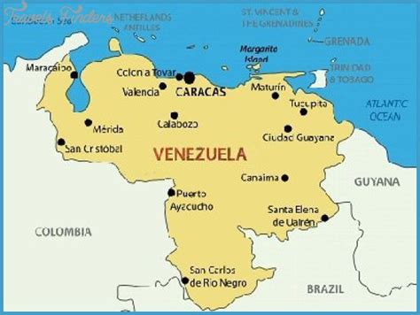 Venezuela Map   TravelsFinders.Com