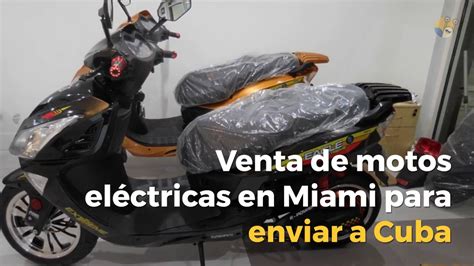 Venta de motos eléctricas en Miami para Cuba | Envios ...