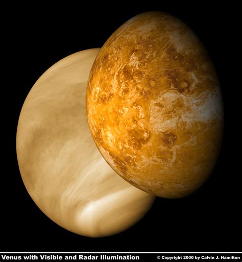Venus with Visible and Radar Illumination